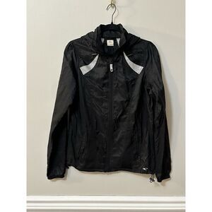 O'Neill Women's Light Weight Hooded Wind Breaker‎ Jacket Black Size Large
